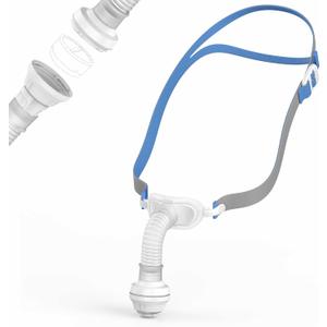 Medihealer P10 Connector Set for AirMini, Including P10 Connector for Airmini and Headgear Compatible with Airfit P10, Great-Value CPAP Supplies(No Cushion)