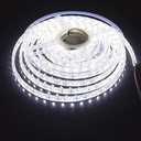White LED Strip Lights 12V,16.4Ft Dimmable Light Strips, 6000K Bright Daylight White, 300LEDs 3528 Waterproof LED Tape Lights, Using for Under Cabinet, Kitchen, Bedroom, Underwater (Not include Power Adapter)