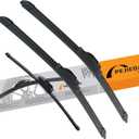 3 Wiper Blades for Hyundai Veloster 2012-2017, OE Genuine Replacement (26/18 Front Wiper + 9 Rear Wiper)