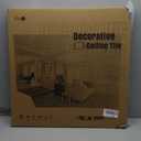 Art3d Drop Ceiling Tiles 24x24 in Black (12-Pack, 48 Sq.ft), Wainscoting Panels Glue Up 2x2