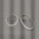 2pcs 25mm Soft Rim Flanges with 106 Degree Wider Opening Angle for Medela Breast Pump, PersonalFit, Freestyle, Maxflow, Freestyle Flex Swing Maxi Connector, Lansinoh Signature Pro