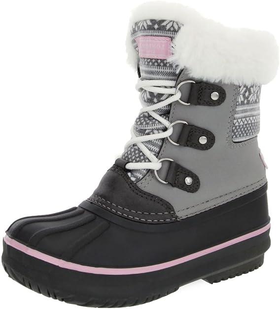 LONDON FOG Girls Tottenham Cold Weather Warm Lined Snow Boot 1