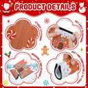 24 Pcs Christmas Beer Can Coolers Sleeves Bulk Collapsible Drink Insulator Sleeve Neoprene Xmas Santa Snowman Reindeer Beverage Coolies for Party Favors