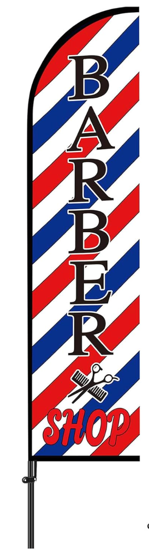 Barber Shop Cloth Sign For Business