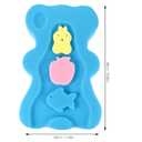 3 x Baby Bath Sponge Support Infant Bath Cushion Skid-Resistant Mat