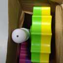 JUXUE Baby Spinning Stacking Toys for Toddlers 1-3, Rainbow Ring Stacker Montessori Toys for Babies 6-12 Months, 1 2 3 One Year Old Girl Boy Christmas Birthday Gifts, Autism Sensory Learning Toy