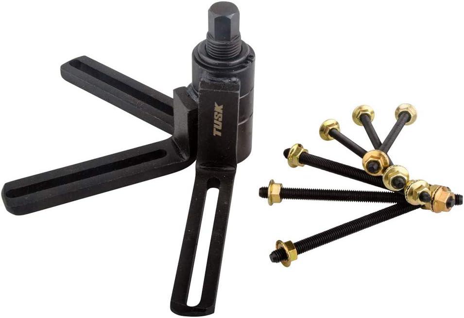 Tusk Crankcase Splitter/Separator Tool  Adjustable Arms & 6mm & 8mm Mounting Bolts for Vertically Split 2-Stroke and 4-Stroke Crankcases