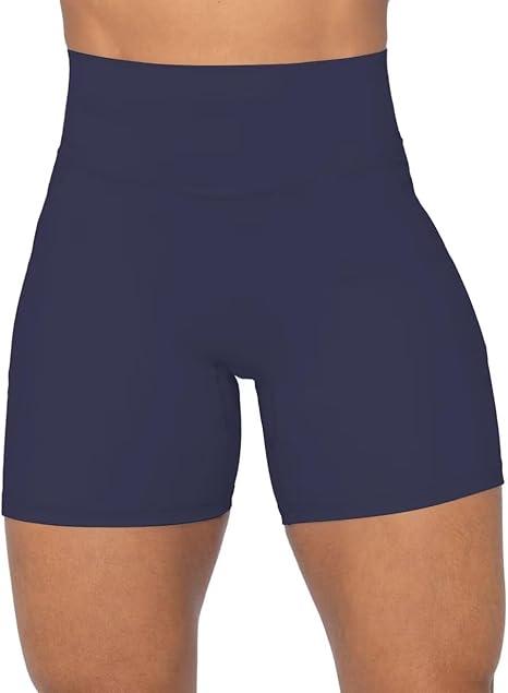 Sunzel No Front Seam High Waist Biker Shorts for Women, Squat Proof Yoga Workout Gym Bike Shorts, XL