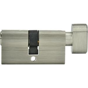 Single Cylinder, Copper High Security Cylinder Lock Single Side Open with Keys for Outside and Inside Door Replacement (L=60mm) 30/30