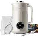 8 in 1 Nut Milk Maker Blender, 32oz Homemade Soy, Almond, Oat, Coconut, Plant Based and Non Dairy Beverages, Automatic Soybean Machine With Delay Start/Keep Warm/Boil Water, Cream