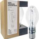 Mogul Base (E39), LU150/MOG 150 Watt High Pressure Sodium Light Bulb, ANSI Code S55, 16500 Lumen, 24000 Life Hours, ED23 Clear Bulb, 2100K