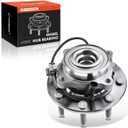 A-Premium Front Wheel Bearing and Hub Assembly with ABS & 8-Lug Compatible with Chevrolet Silverado 1500 HD, Avalanche 2500 & GMC Sierra 1500 2500 3500, Yukon XL 2500 & Hummer H2