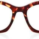 Square Reading Glasses for Women&Men - Acetate Tortoise - Firenze Readers Chic & Modern Design FF-6270