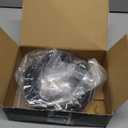 4AN 1/4 PTFE E85 Hose Braided Fuel Line Fitting Kit 10FT Transmission Oil Cooler Line Nylon Stainless Steel Black