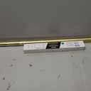 BlastHome® Luxury Fixed Length Curtain Rod, 3.5 ft, Brushed Gold