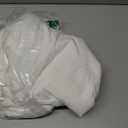 MooMee Bedding Duvet Cover Set 100% Washed Cotton Linen Like Textured Breathable Durable Soft Comfy (Solid Bright White, Twin 68"x90")