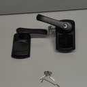 Keyless Entry Door Lock with Keypad and Handle for Front Doors, Touchscreen Deadbolt, Anti-peep Password, Auto-Locking, Matte Black