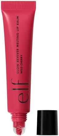 e.l.f. Glow Reviver Melting Lip Balm, Hydrating Tinted Lip Balm For A Glossy Finish & Soft, Supple Lips, Vegan & Cruelty-Free, Wild Cherry