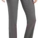 Rekucci Womens Ease into Comfort Fit Barely Bootcut Business Casual Stretch Pants in Regular/Tall/Petite fit (Graphite)