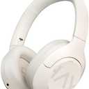 HAYLOU S30 Noise Cancelling Bluetooth Headphones, LDAC Hi-Res Audio, 5 HD Mics Call, 80H Playtime, Custom EQ via App, Bluetooth 5.4 Multipoint Connect, Wireless Headphones Over Ear, White