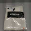 3 x Women's Wide Leg Pants Y2K Trendy Elastic Waist Track Pants Baggy Tie Knot Trousers with Zipper Pockets Streetwear Casual (Beige, S)