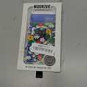 MOSNOVO for iPhone 17 Pro Max Case | Compatible with Magsafe | Military Grade 6.6ft Drop Tested | Camera Control | Clear with Black Cat in Garden Design