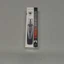 Ear and Nose Hair Trimmer Clipper - 2025 Professional Painless Eyebrow & Facial Hair Trimmer for Men Women, Battery-Operated Trimmer with IPX7 Waterproof, Dual Edge Blades for Easy Cleansing Black