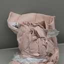 Blush Pink Curtains 84 Inch Length 2 Panels Set, Light Filtering Curtains for Living Room 84 Inch Long, Grommet Energy Saving Semi Sheer Drapes for Bedroom Window (W52 x L84)