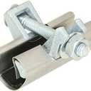 Eastman 2 Inch IPS Pipe Repair Clamp, 3 Inch Length, Stainless Steel, 45191