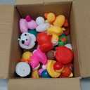LINICE 24 Pcs Rubber Ducks, Random Assortment Ducks Bulk, Mini Rubber Duckies for Toddler Baby Bath Toys, Kids Bath Pool Toys Birthday Gifts Party Favors