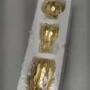 cozzymore Thanksgiving Table Decorations, Resin Artificial Gold Pumpkins, Fall Pumpkin Decor, Thanksgiving Table Decor for Centerpiece, Mantle, Windowsill, Autumn Harvest Decor for Home, Office