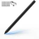 EMR Stylus Pen for Remarkable 2 / Remarkable 1, Kindle Scribe, BOOX Tablets, Battery-Free with Digital Eraser, 4096 Pressure Levels, Magnetic Pen Holder, 10 Replacement Nibs Included, Black