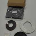 Generic Magnetic Window Screen Frame/Adjustable Window Screen mesh Gauze Link Frame is Suitable for All Kinds of Soft Gauze Conveniently Operate on a Solid Surface of Metal/Wood/Plastic, etc., White