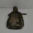 Ghosthorn Fishing Backpack with Rod Holder - Tackle Sling Bag - Fly Fishing Gifts for Men and Women (Green Camouflage)