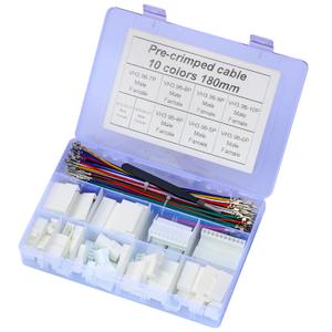Csldmcml JST‑VH 3.96 mm PitchConnector Socket Header with 20AWG Pre-Crimped Extension Cables– 2/3/4/5/6/7/8/9/10 Pin Housings, VH 3.96 mm Connectors for DIY Electronics (CS-VH‑MF) : Electronics, Size: Male Female
