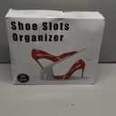 Shoe Slots Organizer 20 Pack - Shoe Stackers, Space Savers 50%, 4 Levels Adjustable, Double Layer Holders for Closet, White