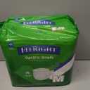 FitRight Ultra Heavy Absorbency Adult Diapers for Men & Women, Waist Size: Medium 32-44 inches, OptiFit Incontinence Disposable Briefs with Leak Protection for Seniors, 80 Count (White, M)