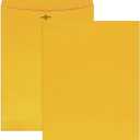 Mead Envelopes, 9" x 12", Clasp Closure, Brown Kraft All-Purpose 24-lb Paper Mailing Envelopes, 20 Count (76020)