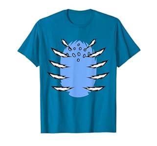Halloween Costume Funny Blue Tiger DIY Group Matching TShirt Large