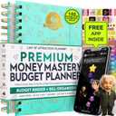 Budget Planner and Monthly Bill Organizer + Cash Envelope Buget Sytem | Finance Planner, Bill Payment Tracker & Money Saving with Productivity App | Money Mindset for Attracting Financial Abundance (A5, St Flower)