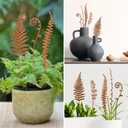 Metal Flowers for Outside,Garden Stakes Decorative,Flower Bed Decor Plant Stakes,Garden Statues Outdoor Clearance,Metal Yard Art Outdoor,Plant Decorations for Pots