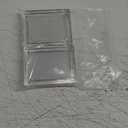 2 Pieces MediumAcrylic Jewelry Box with Lid Clear Gemstone Display Box Container with Automatic Adsorption Clear Top Lids and Sponge Inside for Gemstones, Rings, Necklaces, Bracelets