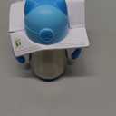Munchkin Cool Cat Sippy Cup with Straw for Toddlers, Stainless Steel Straw Cup, 8 Ounce, Blue