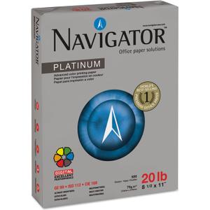 Platinum Paper, 99 Bright, 20lb, 8.5 x 11, White, 500 Sheets/Ream, 10 Reams/Carton