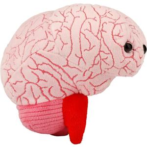 GIANT MICROBES Brain Plush, Gift for Med Student, Gifts for Neurologist, Brain Surgery Recovery, TBI Awareness, Neurology Gifts, Neuroscience Gift, Mental Health Awareness