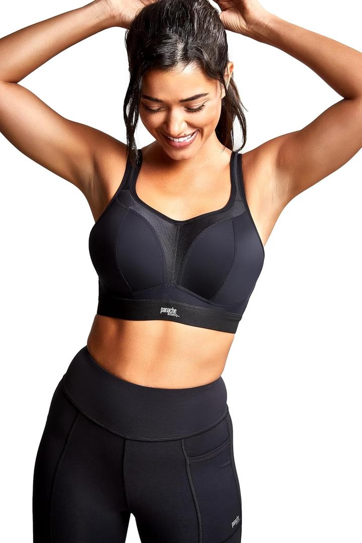Panache Womens Sports (34DDD, Black/Black)