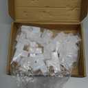 uxcell Shoe Rack Accessories Connectors, 16mm Inner Diameter for Repair Assembled Wardrobe 4 Way, Replacement of Parts 15 Pcs