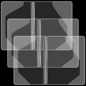 3 Pack Notebook Clear Cover for Transparent Waterproof PVC Notebook Strong Plastic Protective Cover for Journal Weeks Planners and Books (A5)