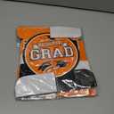 2 x 9PCS Graduation Party Decorations Class of 2026 Congrats Grad Table Centerpiece Congratulate Graduation Honeycomb Table Toppers for Graduation Party Supplies(Orange,Black