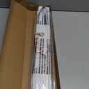 No Drill Cordless Light Filtering Cellular Shades White, 22" W x 36" H